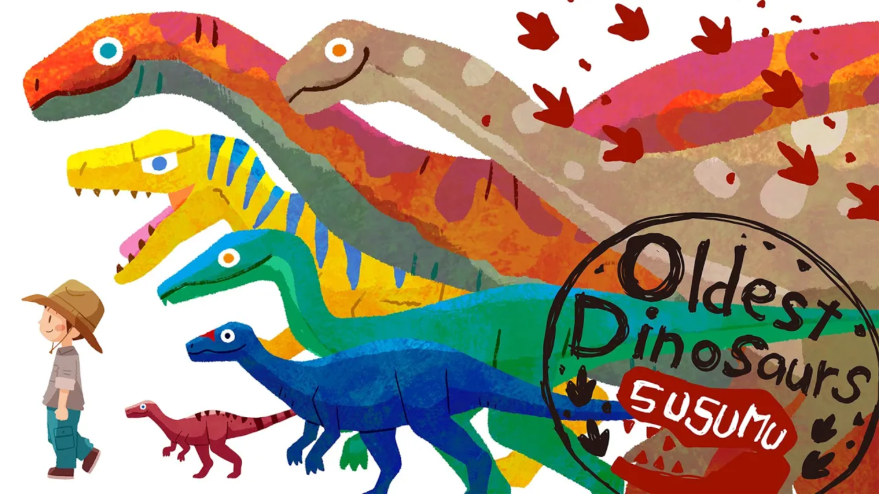 三畳紀に生きた恐竜たちの大きさ比較